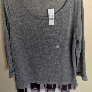 New -New York &Co. 3/4 sleeve top
